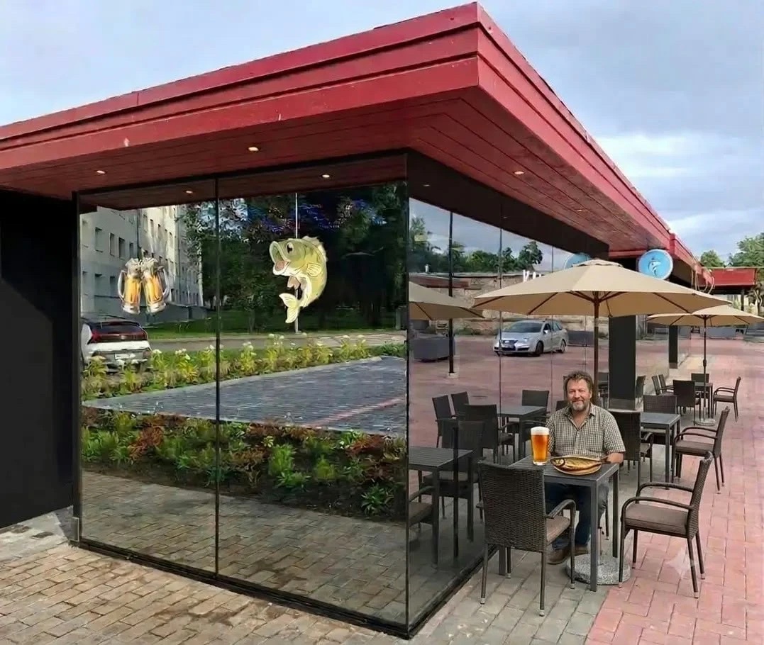 Павильон Kalapood Marlin с летней террасой